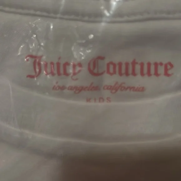 🫶🏼HP🫶🏼JUICY COUTURE GIRLS COTTON TSHIRT WITH SEQUIN & METALLIC SPARKLES ✨ - Picture 7 of 9